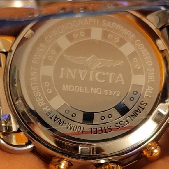 Invicta Diamond Bezel Chronograph Sapphire Coated Watch - Picture 10 of 16